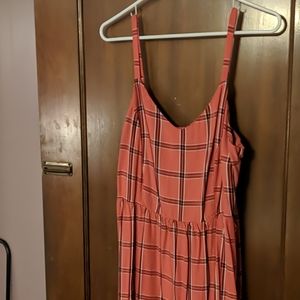 Plaid sun dress